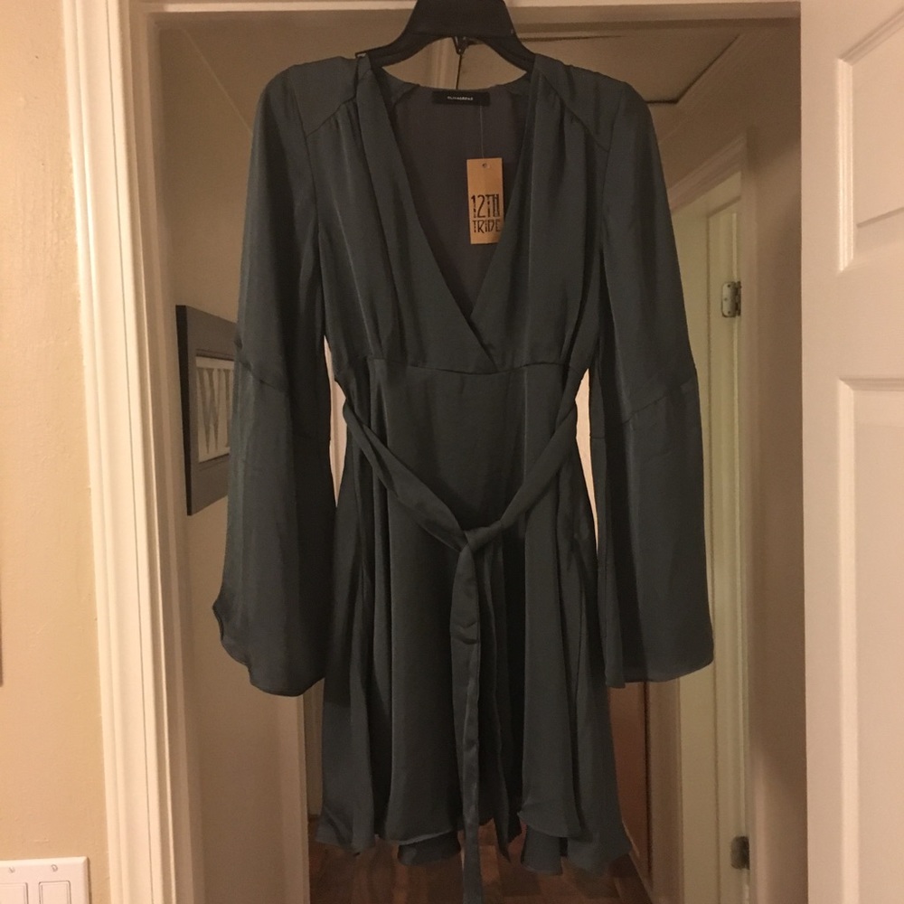 12th Tribe- Charcoal Dress